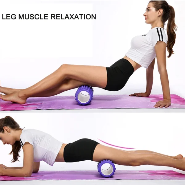 Yoga Column Foam Fitness Muscle Training Pilates Sports Massage Foam Roller Grid Trigger Point Therapy Home Gym Exercise - Image 5