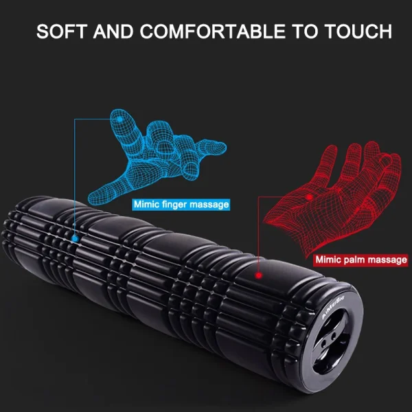 Yoga Column Foam Fitness Muscle Training Pilates Sports Massage Foam Roller Grid Trigger Point Therapy Home Gym Exercise - Image 3